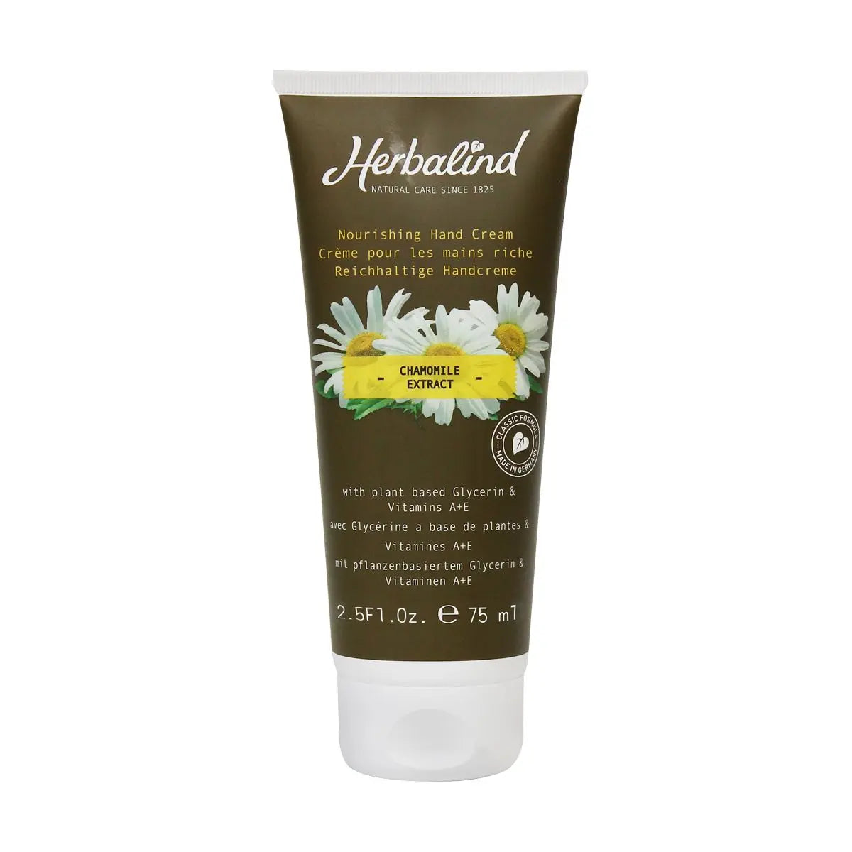 Herbalind - Crème à Mains Glycérine avec fragrance - 75 ml