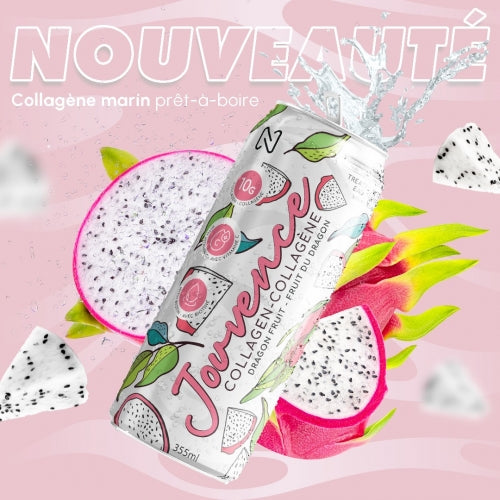 Boisson pétillante Jouvence Nova Pharma - Fruit du dragon - 355 ml