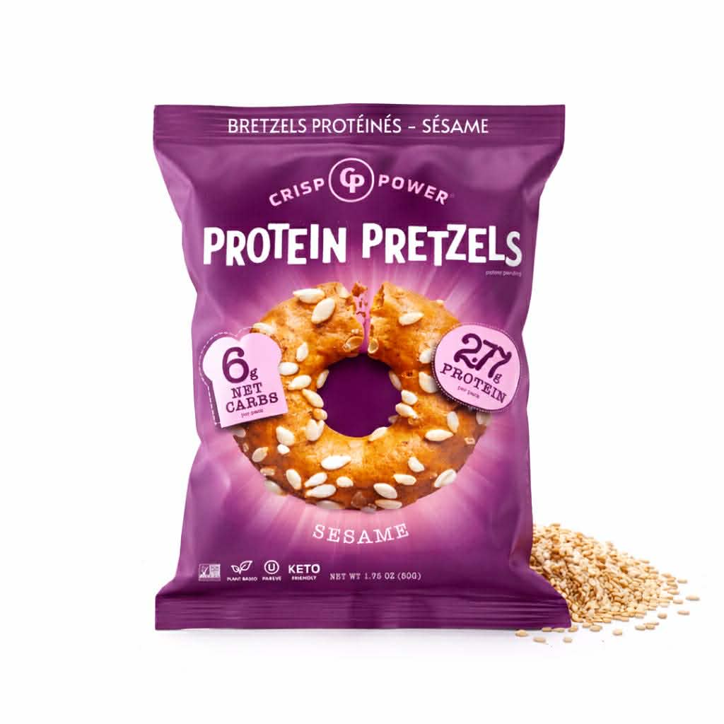 Bretzel Protéinée - Crisp Power - Saveur - Sésame