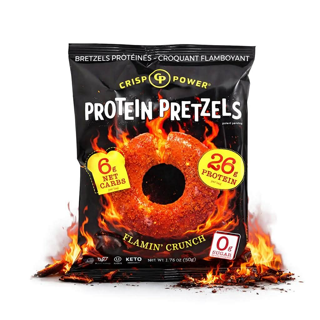 Bretzel Protéinée - Crisp Power - Saveur - Flamin'Crunch