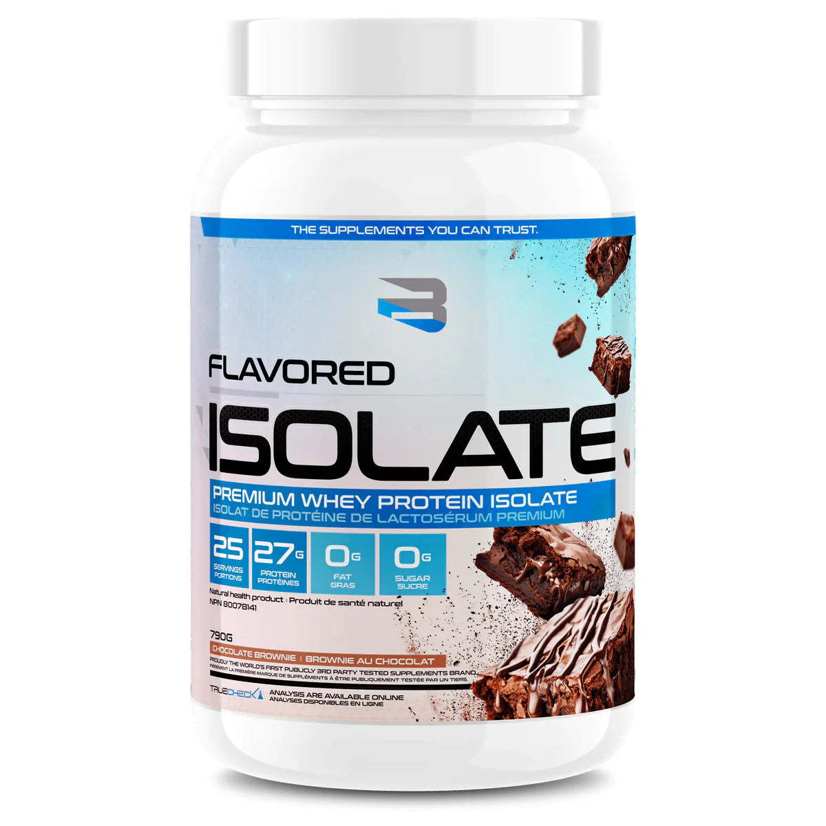 Protéine Isolate  Believe Supplement - Fudge au chocolat - 800 g