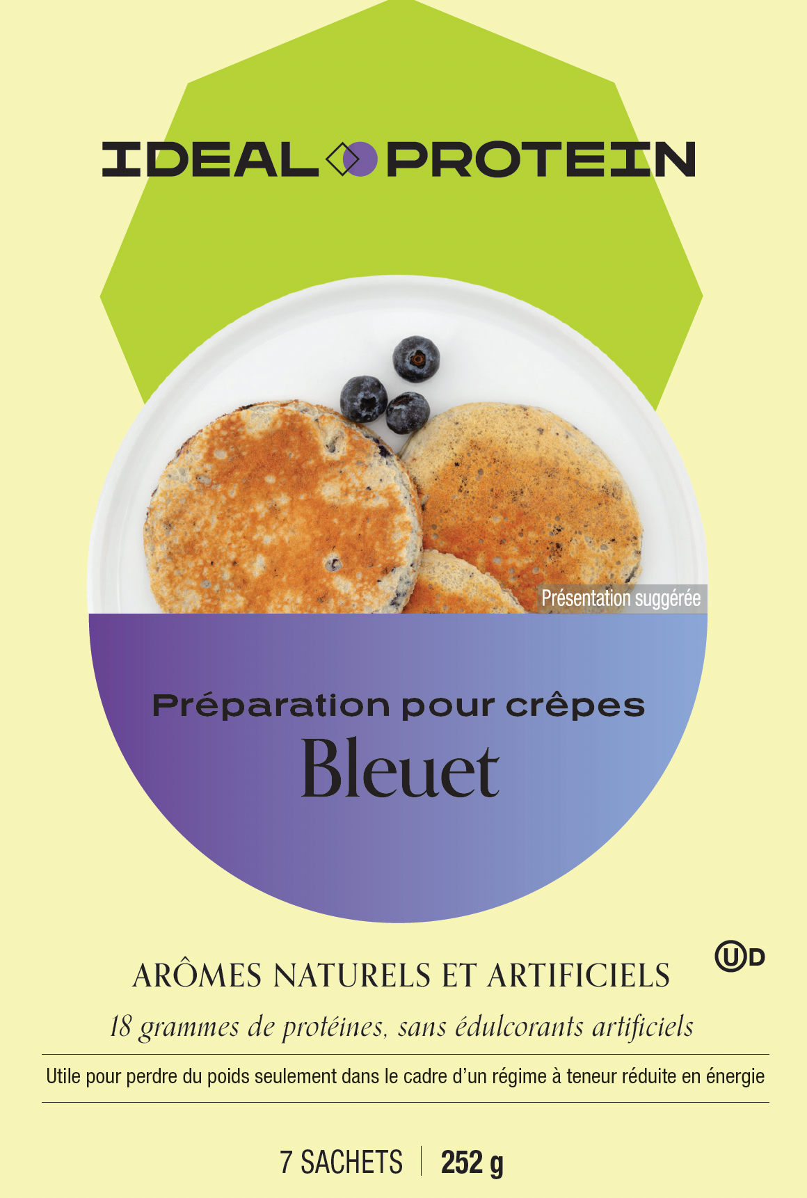 Préparation pour crêpes au bleuet - Boîte (7)