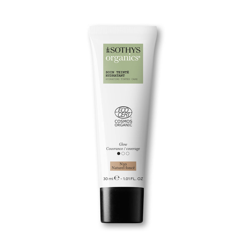 Soin hydratant teinté Organics Sothys- Teinte N30 - Naturel foncé - 30 ml
