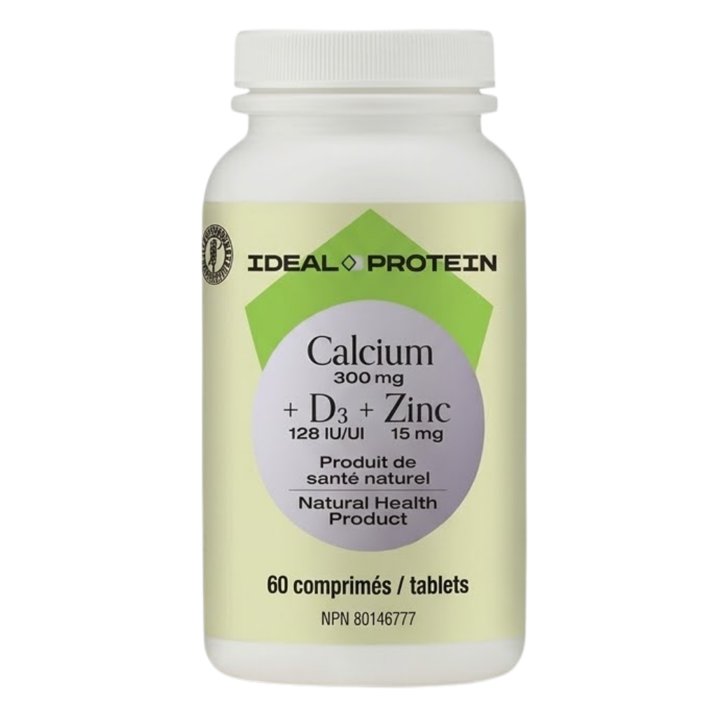 Citrate de Calcium + D3 + Zinc - 60 comprimés