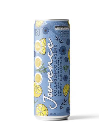 Boisson pétillante Jouvence - Nova Pharma - Citron et baie de Genièvre - 355 ml