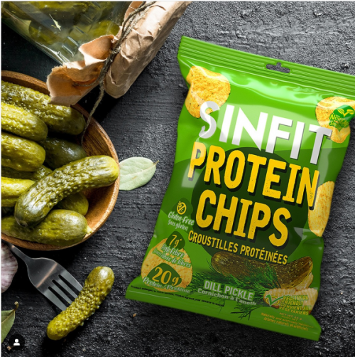 Croustilles protéinées SinFit - Aneth