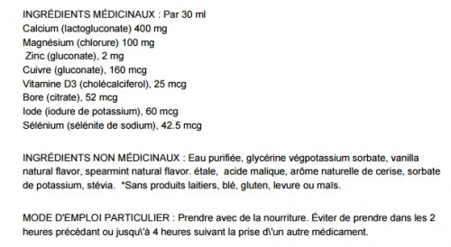Cal-Mag Ionique Liquide - Cerise - 500 ml