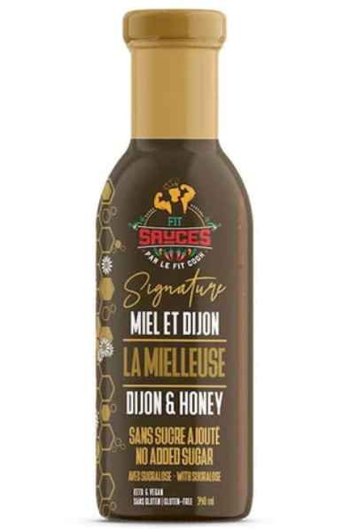 Sauce Fitcook Signature - La Mielleuse (moutarde miel) - 340 ml