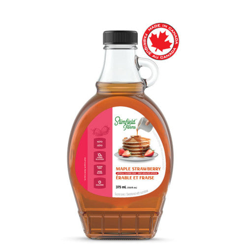Sirop Slimfield Farms - Érable et Fraise - 375 ml