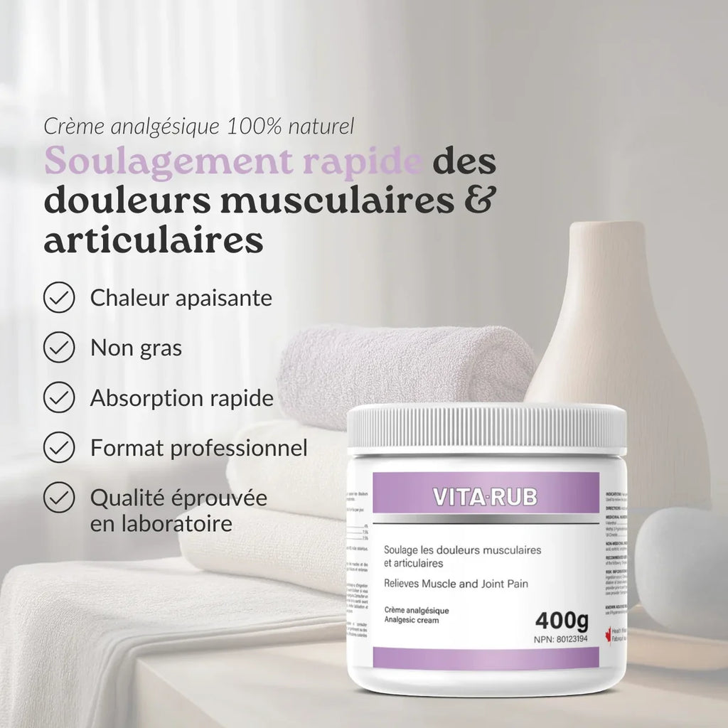 Crème analgésique Vita-Rub - 400 g